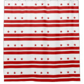Douchegordijn met vlag van Washington DC, Verenigd (Voorkant)