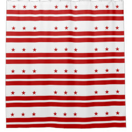 Douchegordijn met vlag van Washington DC, Verenigd