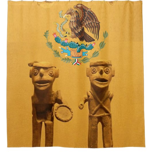 Douchegordijn Mexicaanse oude adelaar (Voorkant)
