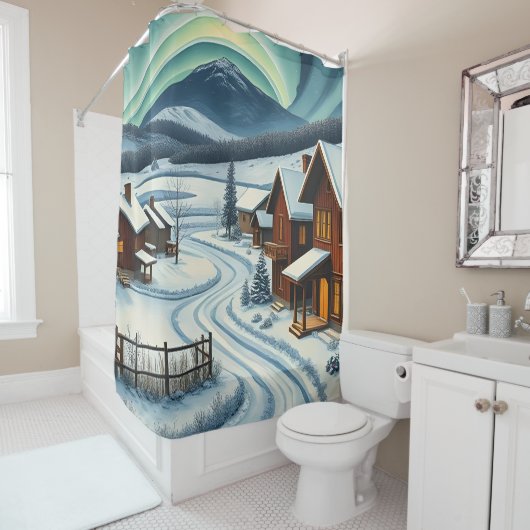 Douchegordijn – modern en functioneel (In situ)