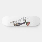 Douchegordijn - Ms. Velvet Revolver Persoonlijk Skateboard (Horizontaal)