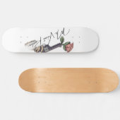 Douchegordijn - Ms. Velvet Revolver Persoonlijk Skateboard (Horizontaal)