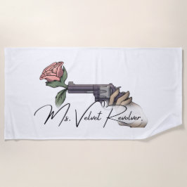 Douchegordijn - Ms. Velvet Revolver Strandlaken