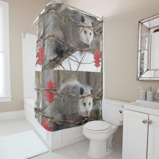 Douchegordijn Opossum Natuur (In situ)