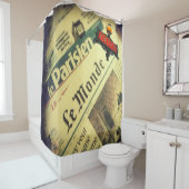 Douchegordijn, Parijs, krant, Douchegordijn (In situ)