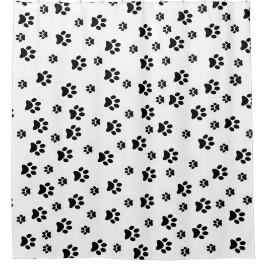 Douchegordijn Paws Kat Hond Puppy Kitten (Voorkant)