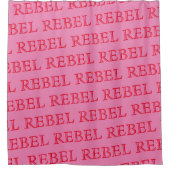 Douchegordijn - REBEL (Voorkant)