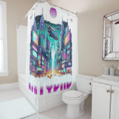 Douchegordijn Rub-dub-dub, tijd om de t te upgrade (In situ)