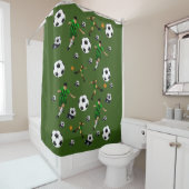 Douchegordijn Voetbal (In situ)