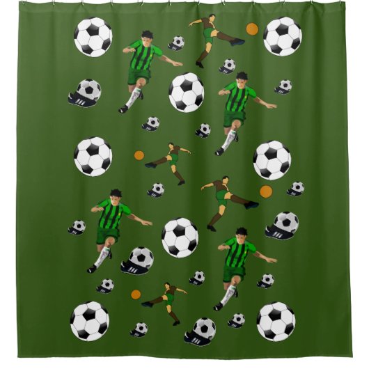 Douchegordijn Voetbal (Voorkant)