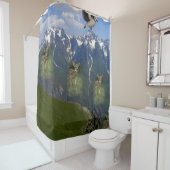 douchegordijn voor herten (In situ)