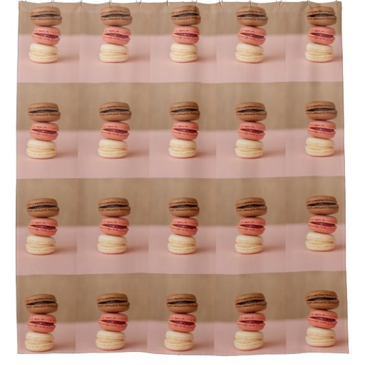 douchegordijn voor Macaroons (Voorkant)