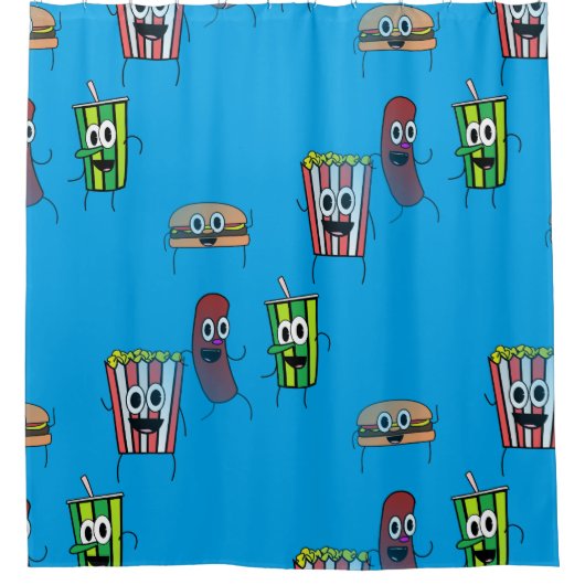 douchegordijn voor popcorn (Voorkant)