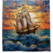 douchegordijn voor schepen (Voorkant)