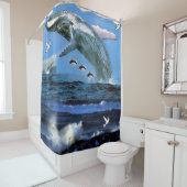 douchegordijn voor walvis (In situ)