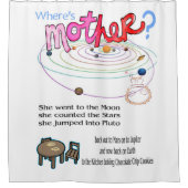 Douchegordijn Waar is mam? (Voorkant)