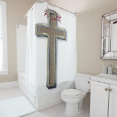 Douchegordijn witte achtergrond (In situ)