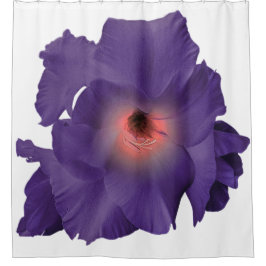 Douchegordijn Zwaard Lily Indigo Roze