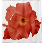 Douchegordijn Zwaard Lily Rood Geel (Voorkant)