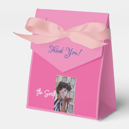 Douchegunsten, bedrijfsevenementen, dank u, partij bedankdoosjes (Voorkant Zijde)