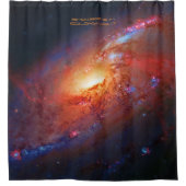 Douchen in Galaxy Light om zich verfrist te voelen Douchegordijn (Voorkant)