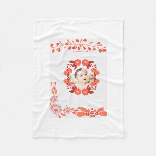 Douchen_ [Mom-to-be’s Name] met liefde! Fleece Deken (Voorkant)