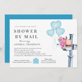 Douchen per Mail Baby shower Kaart (Voorkant / Achterkant)