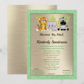 Douchen per post Oerwoud Safari Genderneutraal Kaart (Voorkant / Achterkant)