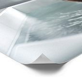 Douchen Schotse Hoogland Koe Badkamer Art Print (Hoek)