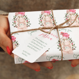 Douchen u met liefde cadeau Label Cadeaulabel