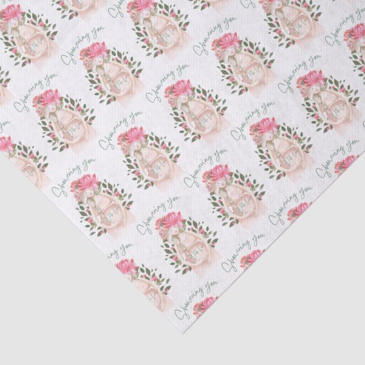 Douchen u met liefde weefsel papier (Detail)