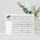 Doucheparaplu Receptkaart Informatiekaartje (Staand voorkant)