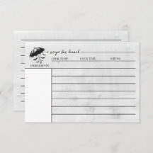 Doucheparaplu Receptkaart