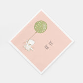 Doucheservet Beer met ballon Servet (Hoek)