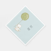 Doucheservet Beer met ballon Servet (Hoek)