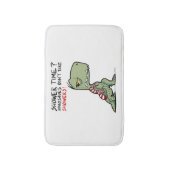 Douchetijd? Grappige handdoek T-Rex dinosaurus Car Badmat (Voorkant Verticaal)
