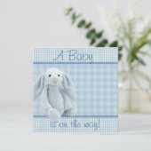 doucheuitnodiging kaart (Staand voorkant)