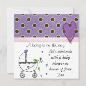 doucheuitnodiging kaart (Voorkant)