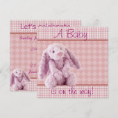 doucheuitnodiging kaart (Voorkant / Achterkant)