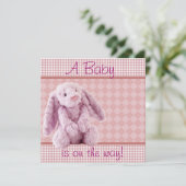 doucheuitnodiging kaart (Staand voorkant)