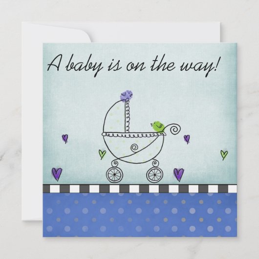 doucheuitnodiging kaart (Voorkant)