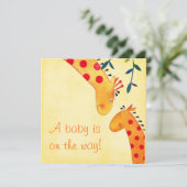 doucheuitnodiging kaart (Staand voorkant)