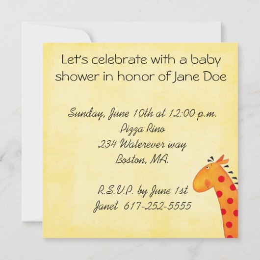 doucheuitnodiging kaart (Achterkant)