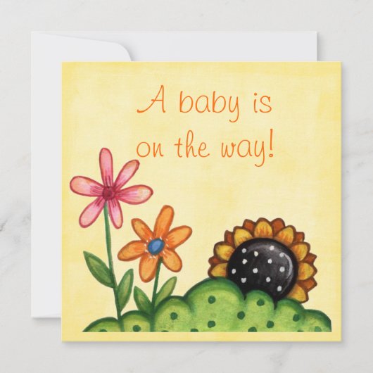 doucheuitnodiging kaart (Voorkant)