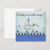 doucheuitnodiging kaart (Voorkant / Achterkant)