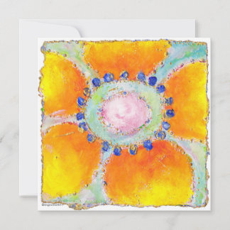 doucheuitnodiging " marigold " kaart