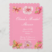 doucheuitnodiging voor brudal kaart (Voorkant / Achterkant)