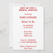 doucheuitnodiging voor brudal kaart (Achterkant)