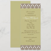 doucheuitnodiging voor steekpenningen kaart (Voorkant / Achterkant)