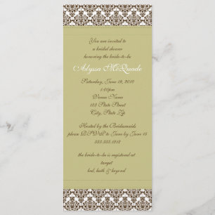 doucheuitnodiging voor steekpenningen kaart